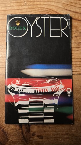Rolex oyster booklet 1978 - 1978, –