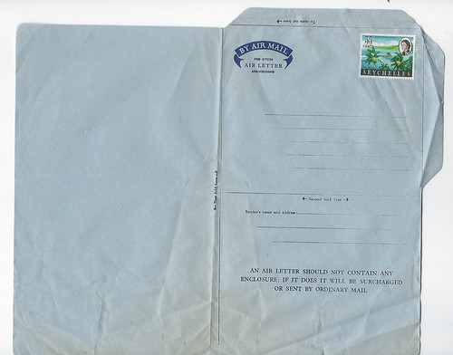 Seychelles aerogrammes with - 2,
