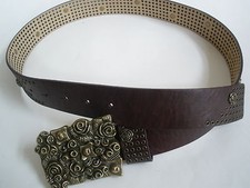 BETSEY JOHNSON LEATHER BELT SIZE 34-30  HOT RARE 