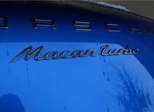 Logo TURBO pour Porsche Noir ou Chrome