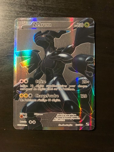 Carte pokémon zekrom - pokémon, :