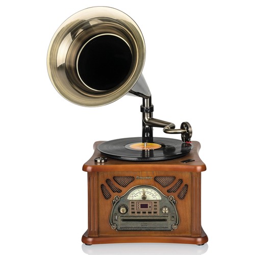 Gramophone vintage bois - gramophone,