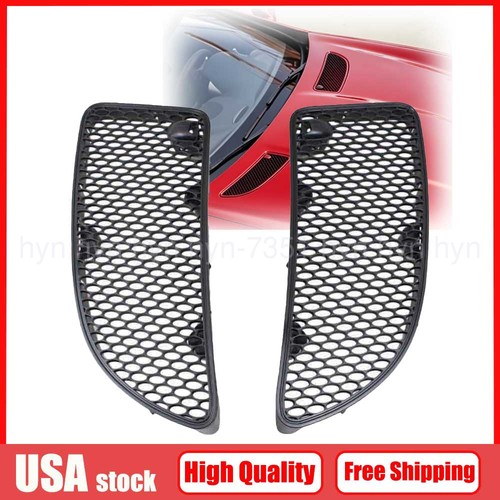 2pcs front hood grille - hood, cover