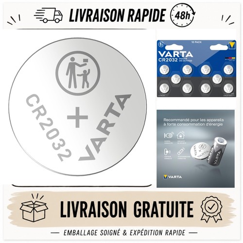 Varta piles bouton cr2032 - bouton,