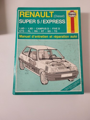 Rta revue renault super - renault, 5