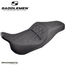 SELLE HARLEY TOURING SADDLEMEN Slim 808-07B-162 2-Up Seat Noire GelCore™