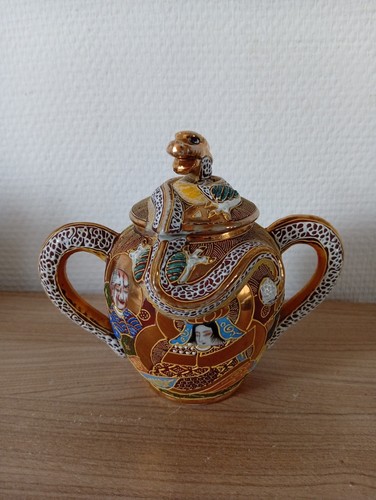 Sucrier dragon decor guerrier - dragon,