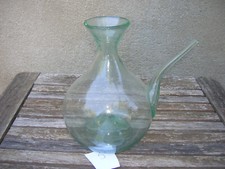 porron en verre soufflé cul