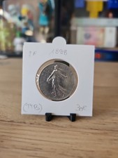 MONNAIE 2 FRANCS SEMEUSE ARGENT- 1898- TTB.