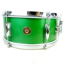 Gretsch 14x35.6cm Vert Métallique Laque 3Ply Érable Dixieland Caisse Drum 50s RB