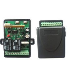 2 Canaux Commande de Porte Émetteur de Radiocommande 433,92 MHZ 12-24V smg892