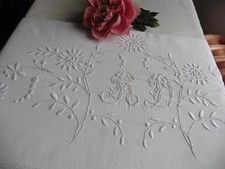 Ancien drap pur lin - drap,