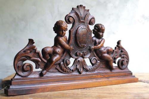Antique french hand - hand, carved