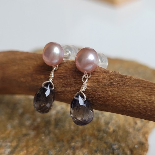 Boucles oreilles pierre - boucles, en