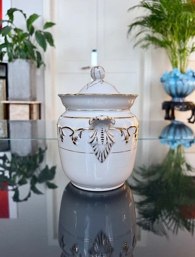Sucrier porcelaine vieux - sucrier, en