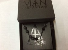 Alex And Ani Homme Perlé Triangle 86.4cm Collier Rafaelian Argent Nwtbc