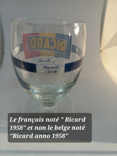 Rare verre ricard des 75 - ###,