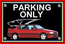plaque " PARKING ONLY PEUGEOT
