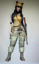 figurine 1/35 femme soldat fantaisie  (non peint)