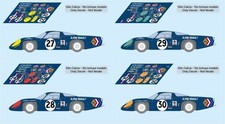 Décalcomanies Alpine A220 Le Mans 1968 1:32 1:24 1:43 1:18 64 87...