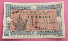 NECESSITE 1 Franc CHAMBRE DE