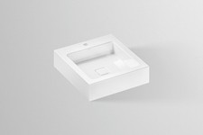 Bassin à poser Alape AB.Q450H.1, rectangulaire L : 450 mm H : 110 mm P : 500 ...