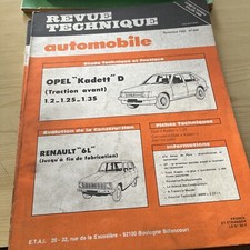 Revue technique opel kadett - revue,