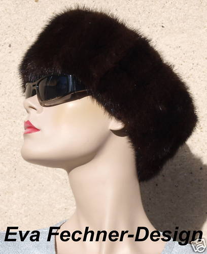 Vison bandeau fourrure - vison,