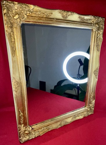 Ancien miroir bois - bois, sculpté