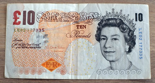 Billet grande bretagne 10 - grande,