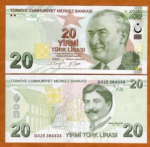Turquie turkey billet lira - turquie,