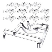 12 clips transparents pour