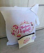 Lot Tote Bag Trousse Et Porte