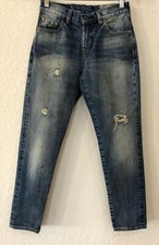 Levi's Jeans 505-0217 Distressed With Paint Jeans Size 26, Vintage Collection