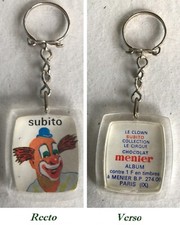 Porte clés Le clown Subito Chocolat Menier