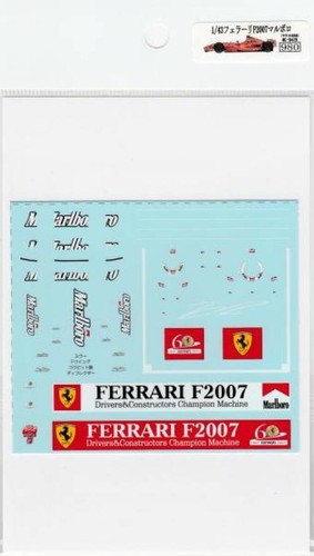 Ferrari f2007 decals - f2007,