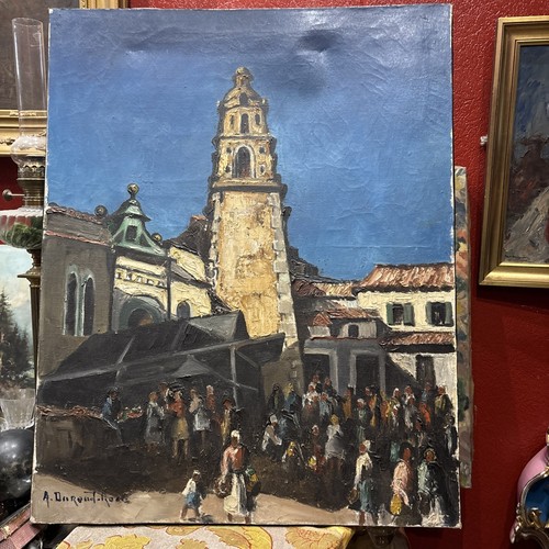 Ancien grand tableau durand - grand,