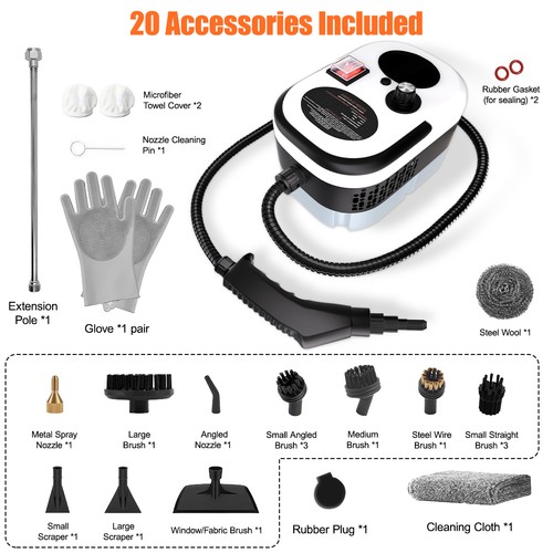 Nettoyeur vapeur portable - , 2500