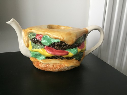 Théière hamburger céramique - hamburger,