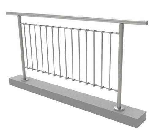 Balustrade inox vertical - inox,