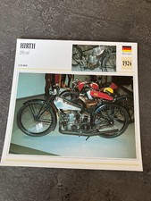 CARTE FICHE MOTO collection ATLAS HIRTH 250 CM3