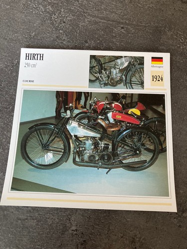 Carte fiche moto - moto, collection