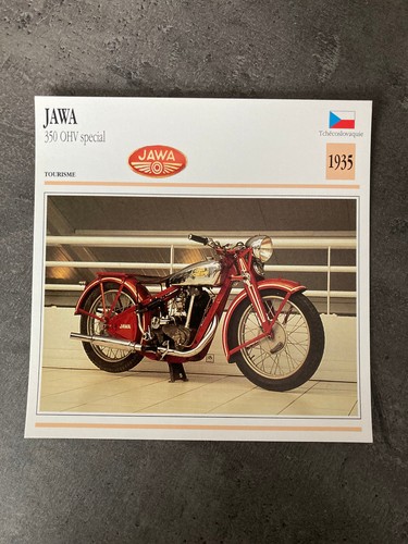 Carte fiche moto - fiche, collection