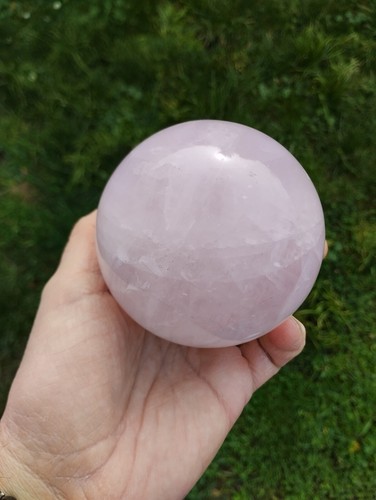 Quartz rose forme sphère - quartz,