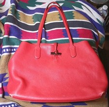 Longchamp Large Roseau Leather
