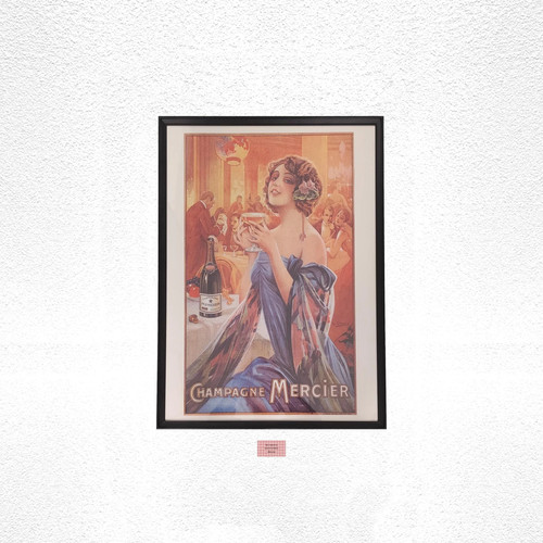 Affiche champagne mercier - affiche,