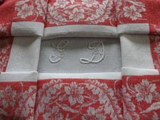 8 serviettes de table, mono