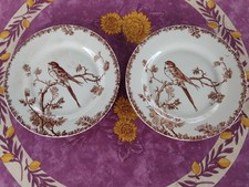 2 Assiettes Plates Porcelaine