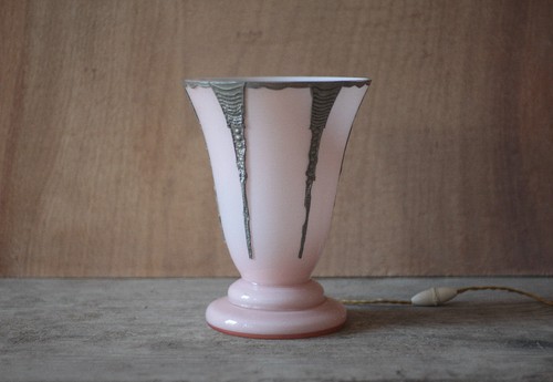 Lampe table opaline - de,