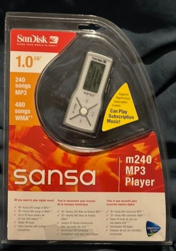 Sandisk sansa m240 0gb mp3 - sandisk,